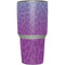 Cheetah Print Purple and Blue Yeti 30oz Rambler Tumbler Skin