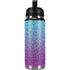 Cheetah Print Purple and Blue YETI Rambler 26oz Bottle Skin