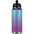 Cheetah Print Purple and Blue YETI Rambler 36oz Bottle Skin