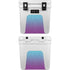Cheetah Print Purple and Blue YETI Roadie 24 Hard Cooler Skin