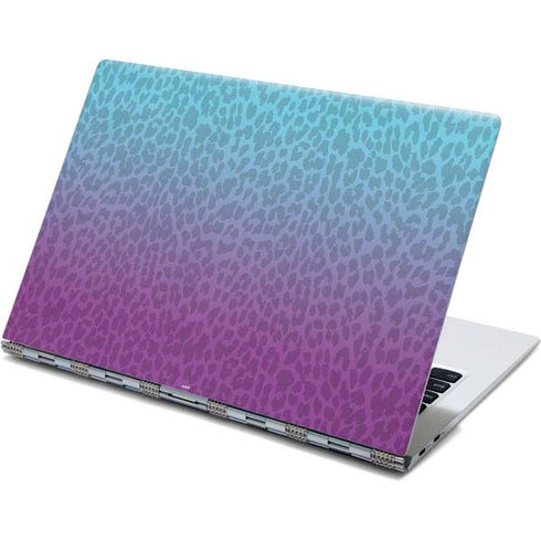 Cheetah Print Purple and Blue Yoga 910 2-in-1 14in Touch-Screen Skin