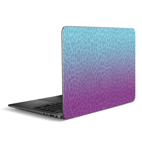 Cheetah Print Purple and Blue Zenbook UX305FA 13.3in Skin
