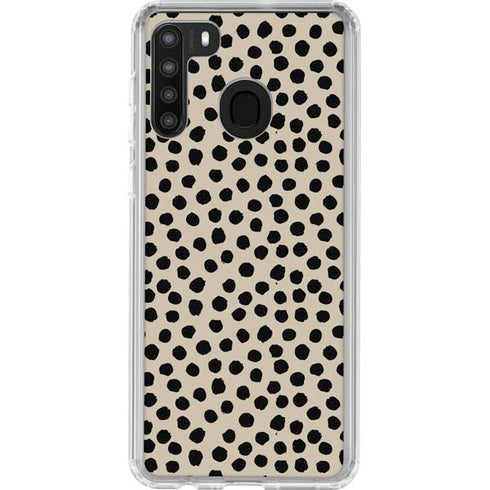Cheetah Spots Galaxy A21 Clear Case
