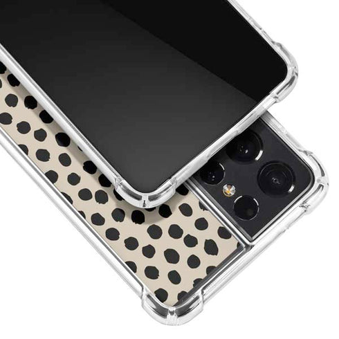 Cheetah Spots Galaxy S21 Ultra 5G Clear Case