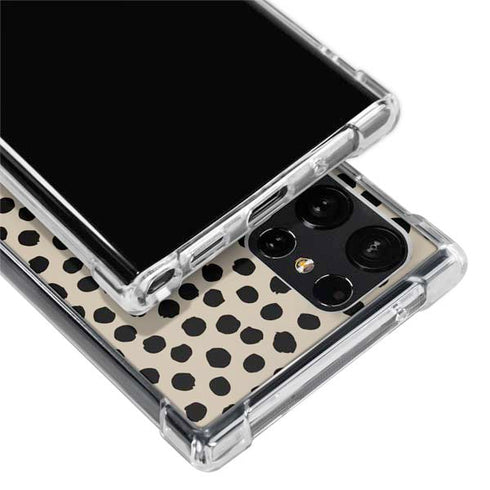 Cheetah Spots Galaxy S24 Ultra Clear Case
