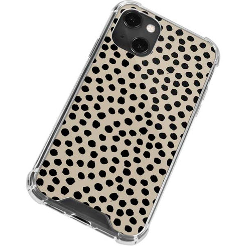 Cheetah Spots iPhone 14 Plus Clear Case
