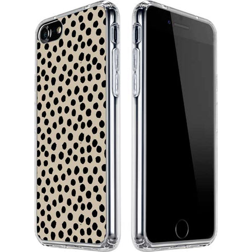 Cheetah Spots iPhone SE (2nd & 3rd Gen) Clear Case