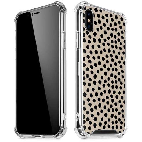 Cheetah Spots iPhone XS Max Clear Case
