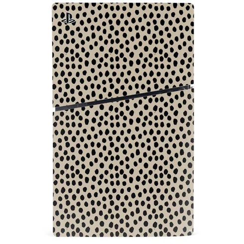 Cheetah Spots PS5 Slim Digital Edition Bundle Skin