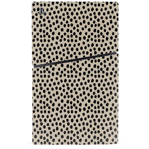 Cheetah Spots PS5 Slim Digital Edition Console Skin