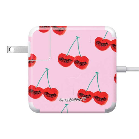 Bouffants and Broken Hearts Cherry Lash 85W Power Adapter (15 and 17 inch MacBook Pro Charger) Skin