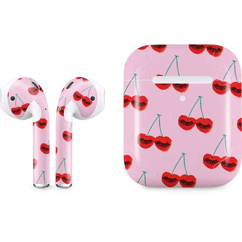 Bouffants and Broken Hearts Cherry Lash Apple AirPods 2 Skin