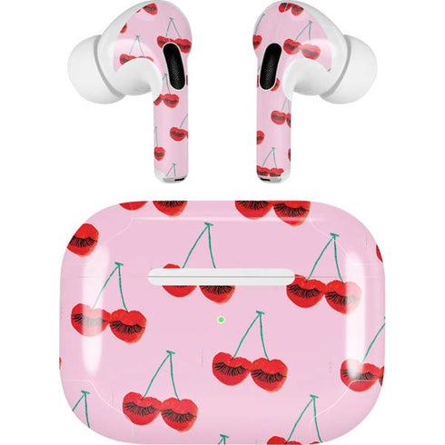Bouffants and Broken Hearts Cherry Lash Apple AirPods Pro Skin