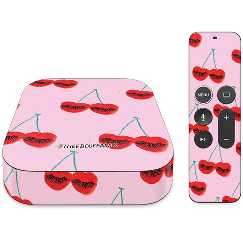 Bouffants and Broken Hearts Cherry Lash Apple TV Skin