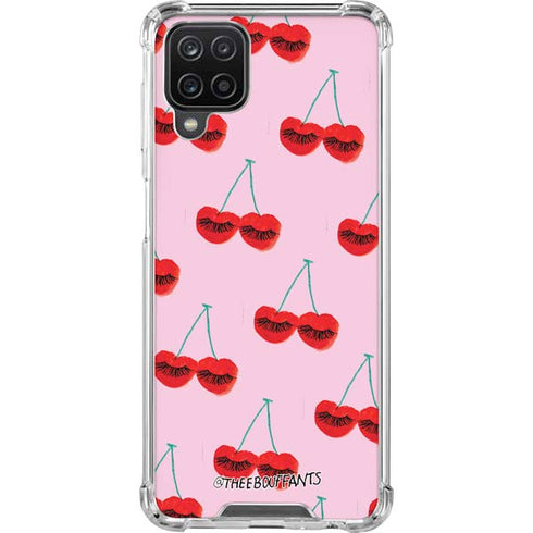 Bouffants and Broken Hearts Cherry Lash Galaxy A12 Clear Case