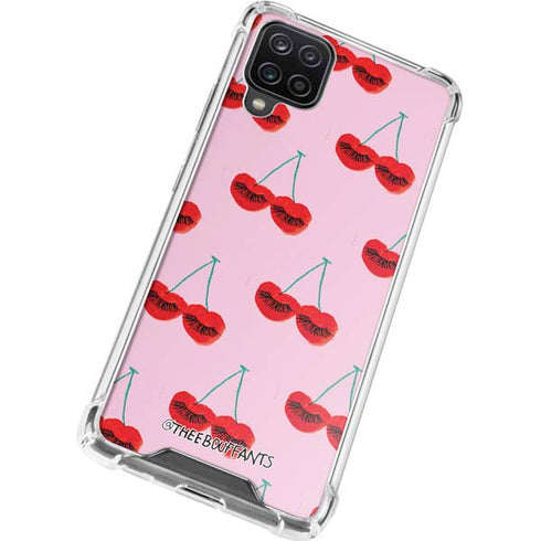 Bouffants and Broken Hearts Cherry Lash Galaxy A12 Clear Case