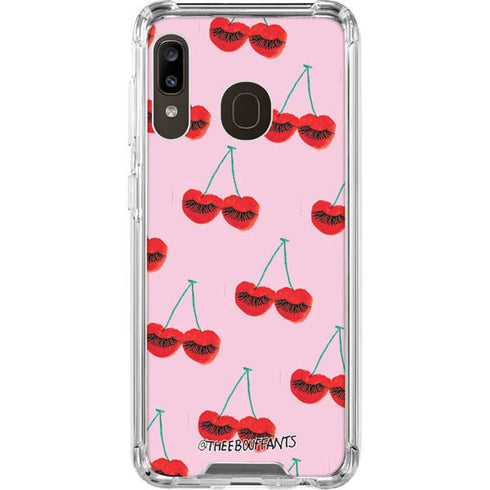 Bouffants and Broken Hearts Cherry Lash Galaxy A30 Clear Case