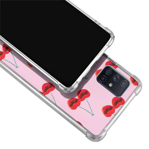 Bouffants and Broken Hearts Cherry Lash Galaxy A51 5G Clear Case
