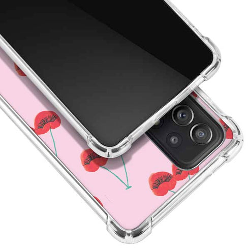 Bouffants and Broken Hearts Cherry Lash Galaxy A52 5G Clear Case
