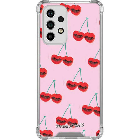 Bouffants and Broken Hearts Cherry Lash Galaxy A53 5G Clear Case