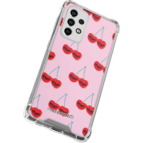 Bouffants and Broken Hearts Cherry Lash Galaxy A53 5G Clear Case