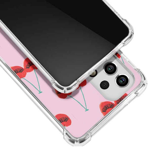 Bouffants and Broken Hearts Cherry Lash Galaxy A53 5G Clear Case