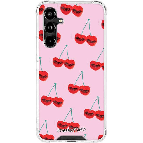 Bouffants and Broken Hearts Cherry Lash Galaxy A54 5G Clear Case