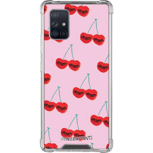 Bouffants and Broken Hearts Cherry Lash Galaxy A71 5G Clear Case