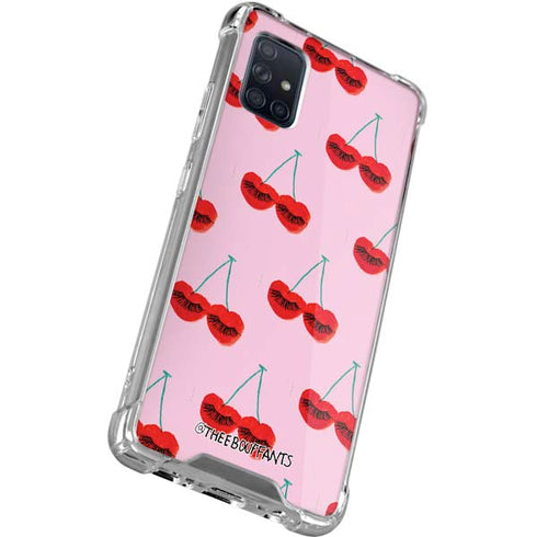 Bouffants and Broken Hearts Cherry Lash Galaxy A71 5G Clear Case