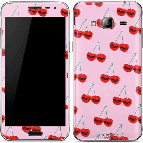 Bouffants and Broken Hearts Cherry Lash Galaxy J3 Skin