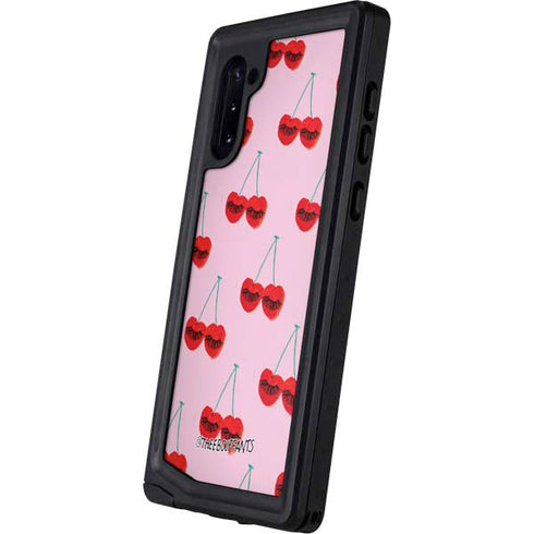 Bouffants and Broken Hearts Cherry Lash Galaxy Note 10 Waterproof Case
