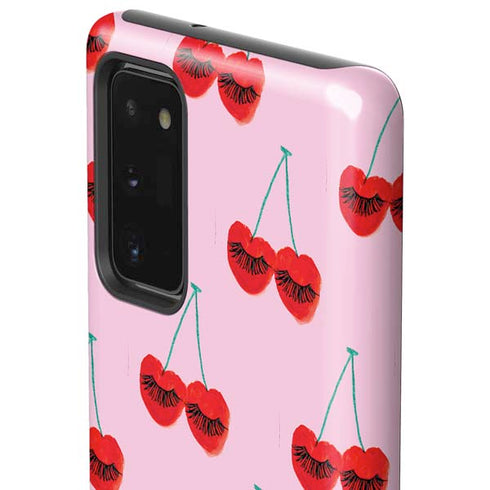 Bouffants and Broken Hearts Cherry Lash Galaxy Note20 5G Pro Case