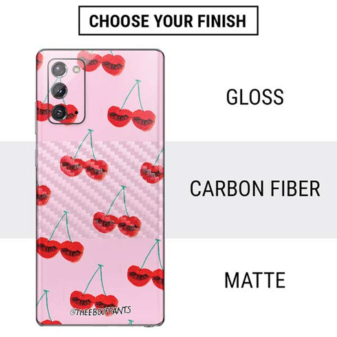 Bouffants and Broken Hearts Cherry Lash Galaxy Note20 5G Skin