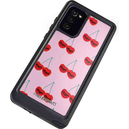 Bouffants and Broken Hearts Cherry Lash Galaxy Note20 5G Waterproof Case