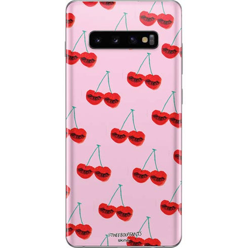 Bouffants and Broken Hearts Cherry Lash Galaxy S10 Plus Skin