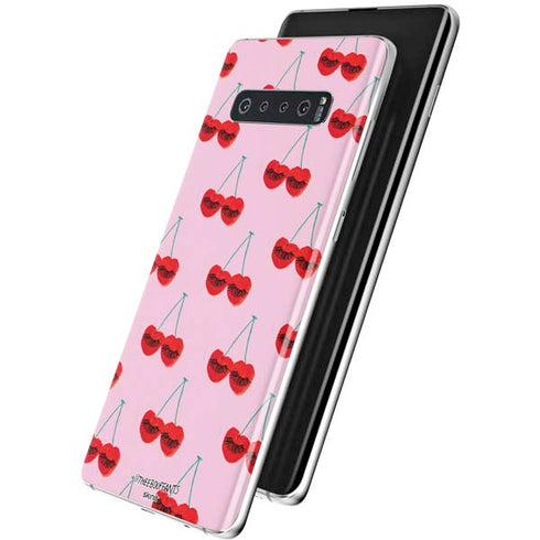 Bouffants and Broken Hearts Cherry Lash Galaxy S10 Skin