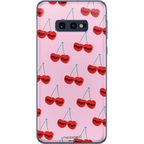 Bouffants and Broken Hearts Cherry Lash Galaxy S10e Skin