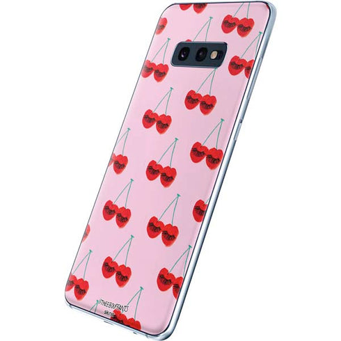 Bouffants and Broken Hearts Cherry Lash Galaxy S10e Skin