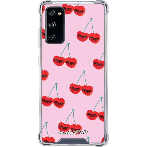 Bouffants and Broken Hearts Cherry Lash Galaxy S20 FE Clear Case