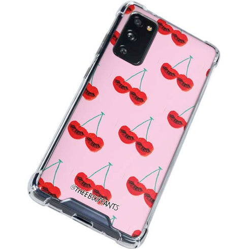 Bouffants and Broken Hearts Cherry Lash Galaxy S20 FE Clear Case