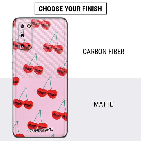 Bouffants and Broken Hearts Cherry Lash Galaxy S20 Skin