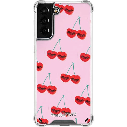 Bouffants and Broken Hearts Cherry Lash Galaxy S21 Plus 5G Clear Case