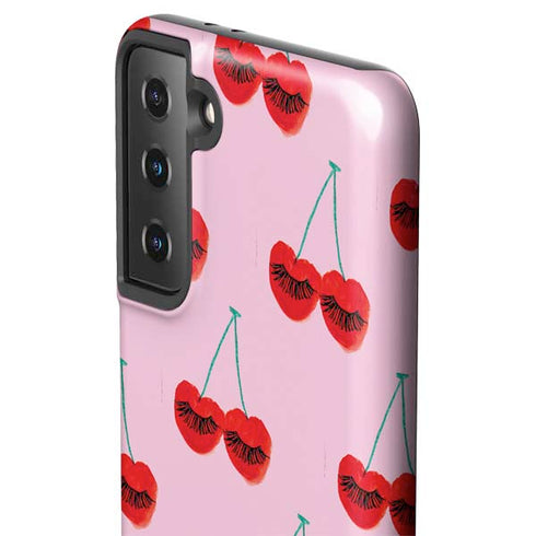 Bouffants and Broken Hearts Cherry Lash Galaxy S21 Plus 5G Pro Case