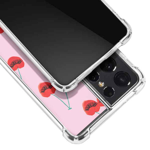 Bouffants and Broken Hearts Cherry Lash Galaxy S21 Ultra 5G Clear Case