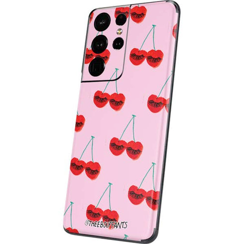 Bouffants and Broken Hearts Cherry Lash Galaxy S21 Ultra 5G Skin