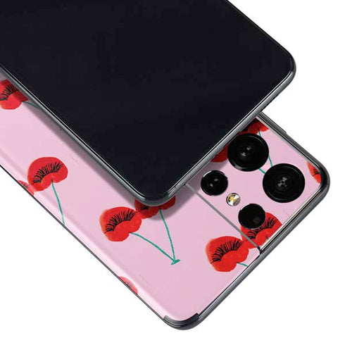 Bouffants and Broken Hearts Cherry Lash Galaxy S21 Ultra 5G Skin