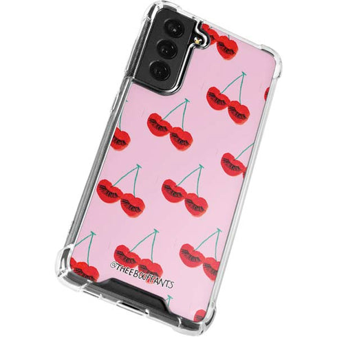 Bouffants and Broken Hearts Cherry Lash Galaxy S22 Plus Clear Case