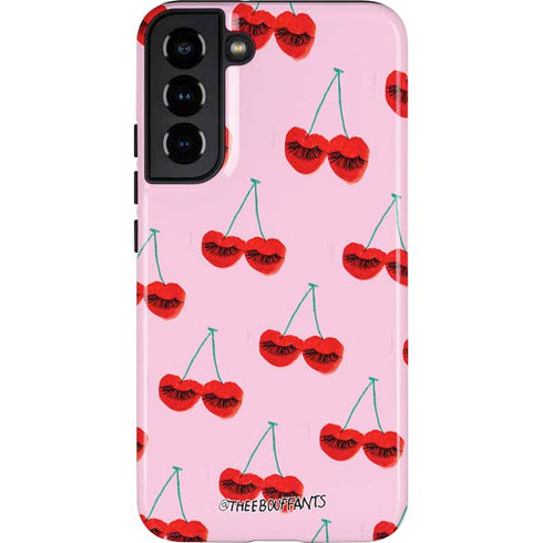 Bouffants and Broken Hearts Cherry Lash Galaxy S22 Plus Pro Case
