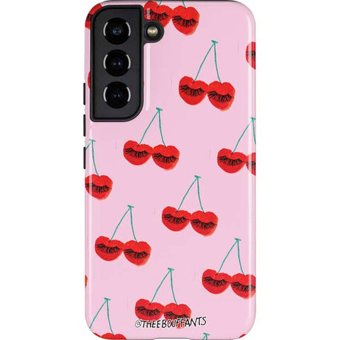 Bouffants and Broken Hearts Cherry Lash Galaxy S22 Pro Case