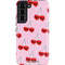 Bouffants and Broken Hearts Cherry Lash Galaxy S22 Pro Case